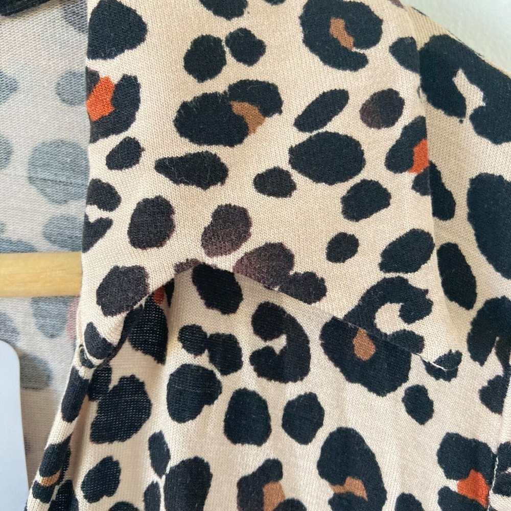 BNWT Women's Animal Print V-Neck Long Sleeve Maxi Dress Size UK 12 - Picture 9 of 15